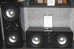Earthquake PN-2515BLACK Platine Noiree Dual 5 Inch + 1.5  Inch 2 Way 300 Watt LCR/Surround Sound Speaker Black Piano Finish