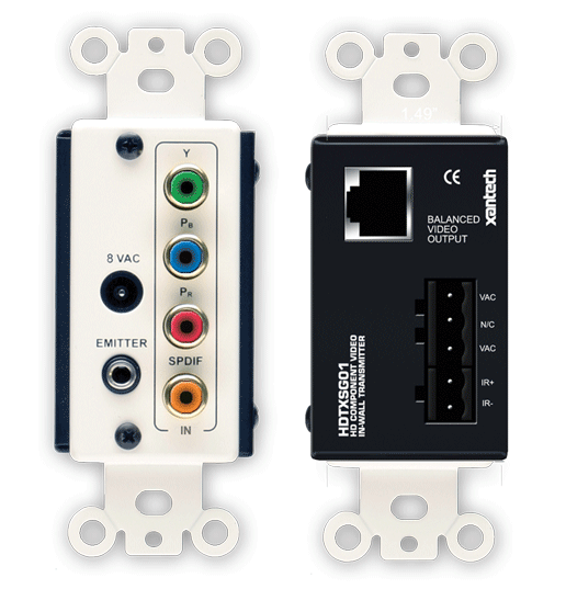 Xantech HDTXSG01 HD SINGLE GANG TRANSMITTER BOX