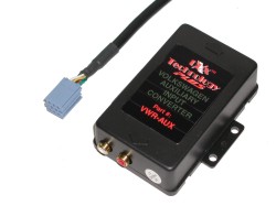PIE VWR-AUX 1998-2007 VOLKSWAGEN AUXILIARY AUDIO INPUT REQUIRES: RADIO WITH ROUND  SCAN  BUTTON AND 8-PIN PORT