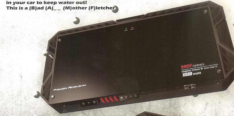 Power Acoustik BAMF4000/1D 1 Channel 4000 Watt Digital Monoblock Amplifier