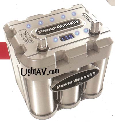 Power Acoustik CAPCELL-800 800 Amp Battery / Capacitor Hybrid