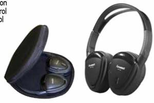 Power Acoustik HP-900S Swivel Ear Pad 2-Ch RF 900MHz Wireless Headphone