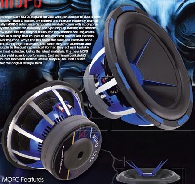 Power Acoustik MOFO-154X 15 Inch MOFO X Cast Frame 3000W Dual 4 Ohm Competition Subwoofer
