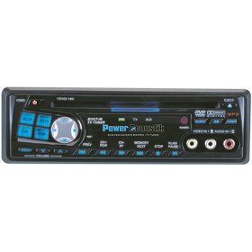 Power Acoustik PADVD-610 In-Dash / Remote Mount DVD/CD/MP3 Player with front RCA Inputs
