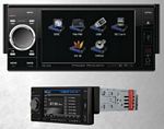 Power Acoustik PD-535T Single DIN 5.3 Inch Touch Screen LCD/DVD AV Receiver with USB/SD