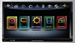 Power Acoustik PD-769NB Inteq 2 DIN 7 Inch Touch Screen LCD/DVD AV Receiver with USB/SD and Bluetooth