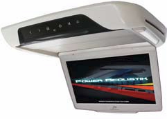 Power Acoustik PMD-101BGMH Ceiling Mount 10.3 Inch WIDE LCD Monitor & DVD Player Combo with SD / USB MH TV Tuner Beige