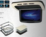 Power Acoustik PMD-105CM 10.2 Ceiling Mount LCD/DVD with USB/SD/MP3/MP4/DivX Beige/Black/Grey