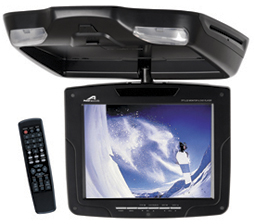 Power Acoustik PMD-83CM 8 Inch Ceiling Mount Flip Down Monitor with DVD Player DM-8301CM