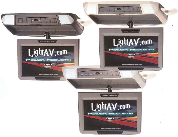 SPL DM-9000CM 9 Inch Widescreen Overhead Flip Down LCD with Built In DVD Player, USB and SD Card Ports