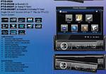 Power Acoustik PTID-8920 Single DIN 7 Inch Touch Screen LCD / DVD Receiver with USB / 3.5MM