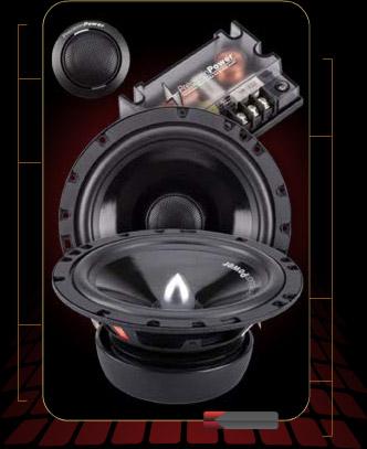 Precision Power A2.65C Art 6.5 Inch 2 Way 4 Ohm 130 Watt Component Set