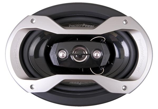 Precision Power B.694 Sedona 6 x 9 Inch 4 Way 4 Ohm 80 watts RMS Carbon Injected Coaxial Speakers