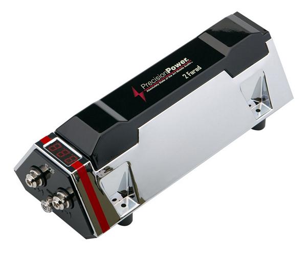Precision Power C.2F 2 Farad 24 volt DC Capacitor with Volt Meter
