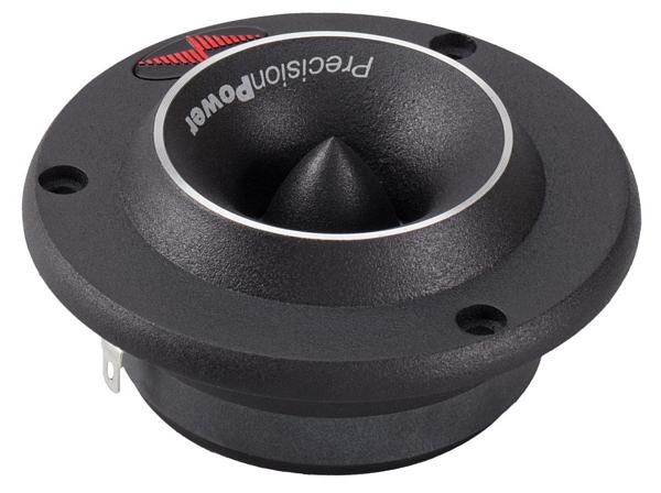 Precision Power PT.2 Pro 1 Inch Pro Tweeter 90 Watt 3-Ohm  <li>7oz. Strontium magnet,  6db. X-over, spl: 109db.