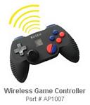 ROSEN Wireless Game Controller W/OFF SWITCH FOR AV7500 / Z10 Black