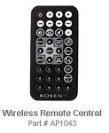ROSEN AP1043 Wireless Remote Control AV7500 / AV7000 / T8 / T10 / 210