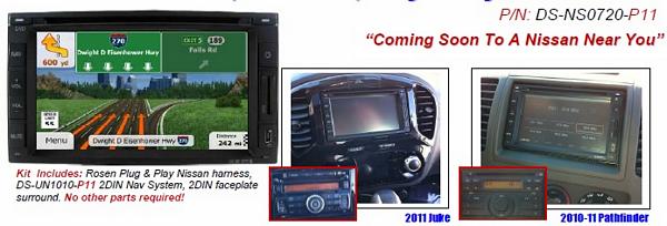 ROSEN NISSAN SERIES OEM 6.2 Inch LCD/DVD/Navigation Receiver with USB/iPod