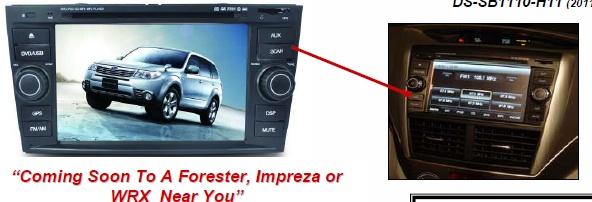 ROSEN 2008-11 Subaru Forester/Impreza/WRX OEM 7 Inch LCD/DVD/ Nav N Go Navigation Receiver with USB/iPod