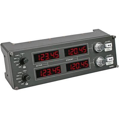 Saitek PZ69 Pro Flight Radio Panel for COM1 / COM2 / NAV1 / NAV2 / DME / ADF / XPDR Functions for Microsoft Flight Simulator X or 2004