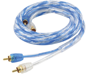 SCOSCHE A3G2BL G2 Audio RCA Interconnect Cable (3 ft)