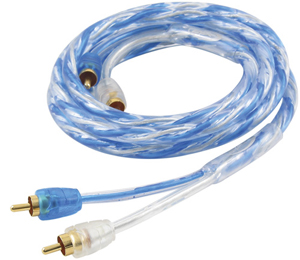SCOSCHE A9G2BL G2 Audio RCA Interconnect Cable (9 ft)