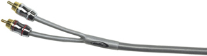 SCOSCHE A9TWD Dual-Channel, Stealth Black PVC Twisted Pair Interconnect Cable (9 ft)