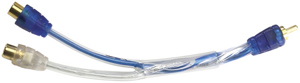 SCOSCHE AMFFYG2BL Y-Connector (1-Male to 2-Female)