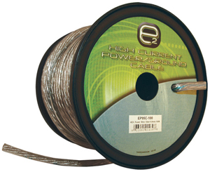 SCOSCHE EP95C-100 100-Ft, 9.5mm Clear Hex Power Wire