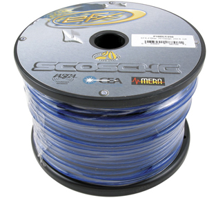 SCOSCHE P10BLC250 Power-EFX-2 10-Gauge Power Cable (Blue)