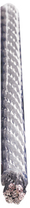 SCOSCHE P10CC250 Power EFX-2 10-Gauge Power Cable (Clear with Silver Strands)