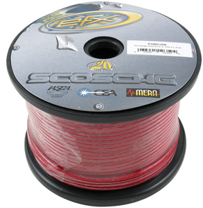 SCOSCHE P10RC250 Power-EFX-2 10-Gauge Power Cable (Red)