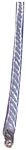 SCOSCHE P8CC250 Power EFX-2 8-Gauge Power Cable (Clear with Silver Strands)