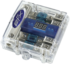 SCOSCHE PDMWF4D Digital Display Power Distribution Block (4-4 Gauge Output)