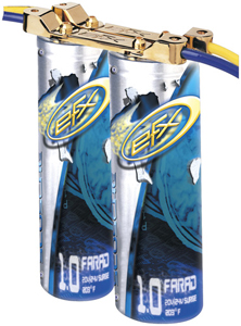 SCOSCHE PSCLTI Power Stiffening Capacitor Platinum Bar Link System (Iced Platinum Terminals)