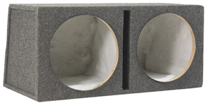 SCOSCHE SEV102 Vented Dual Subwoofer Enclosure (10 Inch)