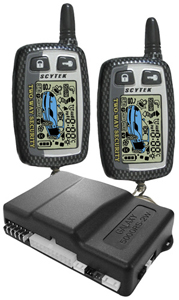Scytek 2000RS-2W-M GALAXY 2000RS-2W-M Remote Starters (Manual Transmission With Two 2-Way LCD Remotes)