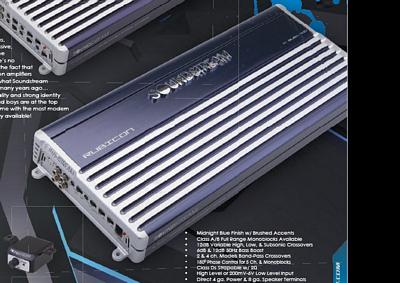 SoundStream RUB1.700 Rubicon 700 RMS @ 2 Ohm Class A/B Mono Subwoofer Amplifier