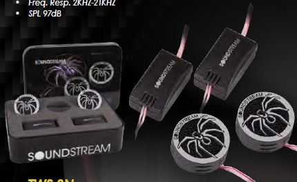 SoundStream TWT.5 1 Inch 110W PIE Dome Tweeters 4 Ohm