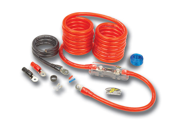 Stinger SPK5201R 3400W 250A 1/0 Gauge PRO POWER Amplifier Wiring Kit