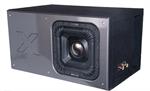 Atrend 12SXK-P - 12 Kicker Solo X Subwoofer Box - 1 MDF All Around - Bracing-Custom Face - Heavy Duty Terminal BLACK Carbon Fiber