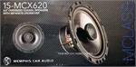 Memphis 15-MCX620 Oversized 6.5 50W RMS 2-Way Coaxial Speakers PAIR