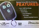 Auto Command 41026T 1 Way Remote Start System 24161 Remote