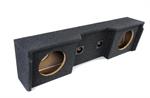 Atrend A152-12CP Dual 12 Sealed Down Fire Subwoofer Box for 1999 - 2007 Chevrolet - GMC Silverado - Sierra Extended Cab Carpeted