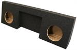 Atrend A168-10CPA Dual 10 Sealed Subwoofer Box for 2007 - 2013 Chevrolet - GMC Regular Cab with Amp Space Carpeted