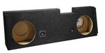 Atrend A184-10CPV Dual 10 Vented Subwoofer Box for Chevrolet - GMC 2007-2024 Crew Cab Carpeted