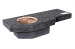 Atrend A201-10CP Single 10 Up Fire 2002-2018 Dodge Ram Quad Cab / New Crew Cab Subwoofer Box Carpeted