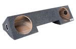 Atrend A232-10CP Dual 10 Sealed Subwoofer Box for 1994 - 2002 Dodge Ram Extended Cab Carpeted