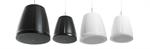QSC AD-P6T-BK Two-Way Pendant Speaker 6.5 70/100v Transformer with 16 Ohm Bypass 135 Degree Conical DMT Coverage EACH