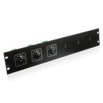Atlas IED ATPLATE052 Attenuator Rack Mounting Plate Holds up to 6 Attenuators